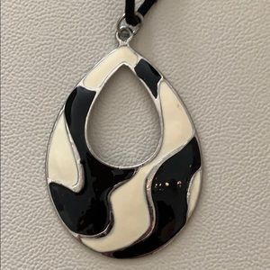 Black and White Design Necklace
